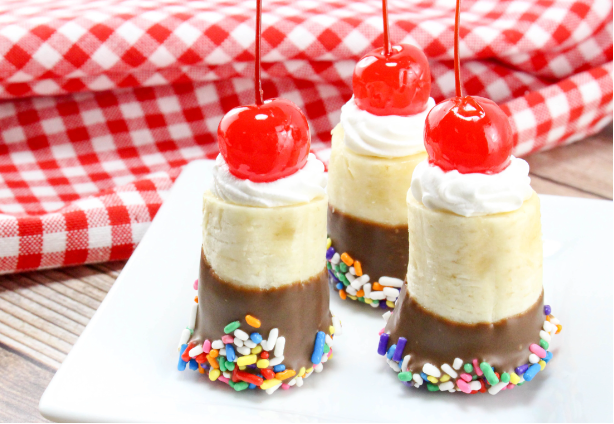 Banana Split Bites